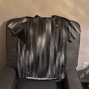 Grey and black Russell Odor protection, dry fit T-shirt